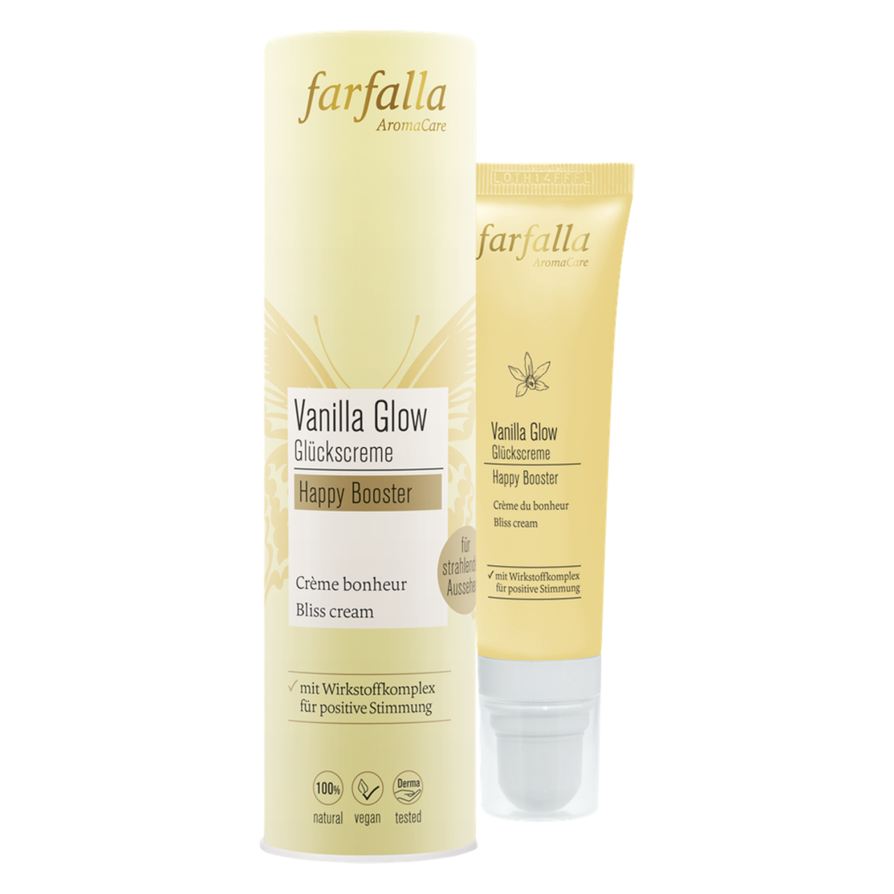 Farfalla Care - Happy Booster Vanilla Glow Glückscreme von Farfalla