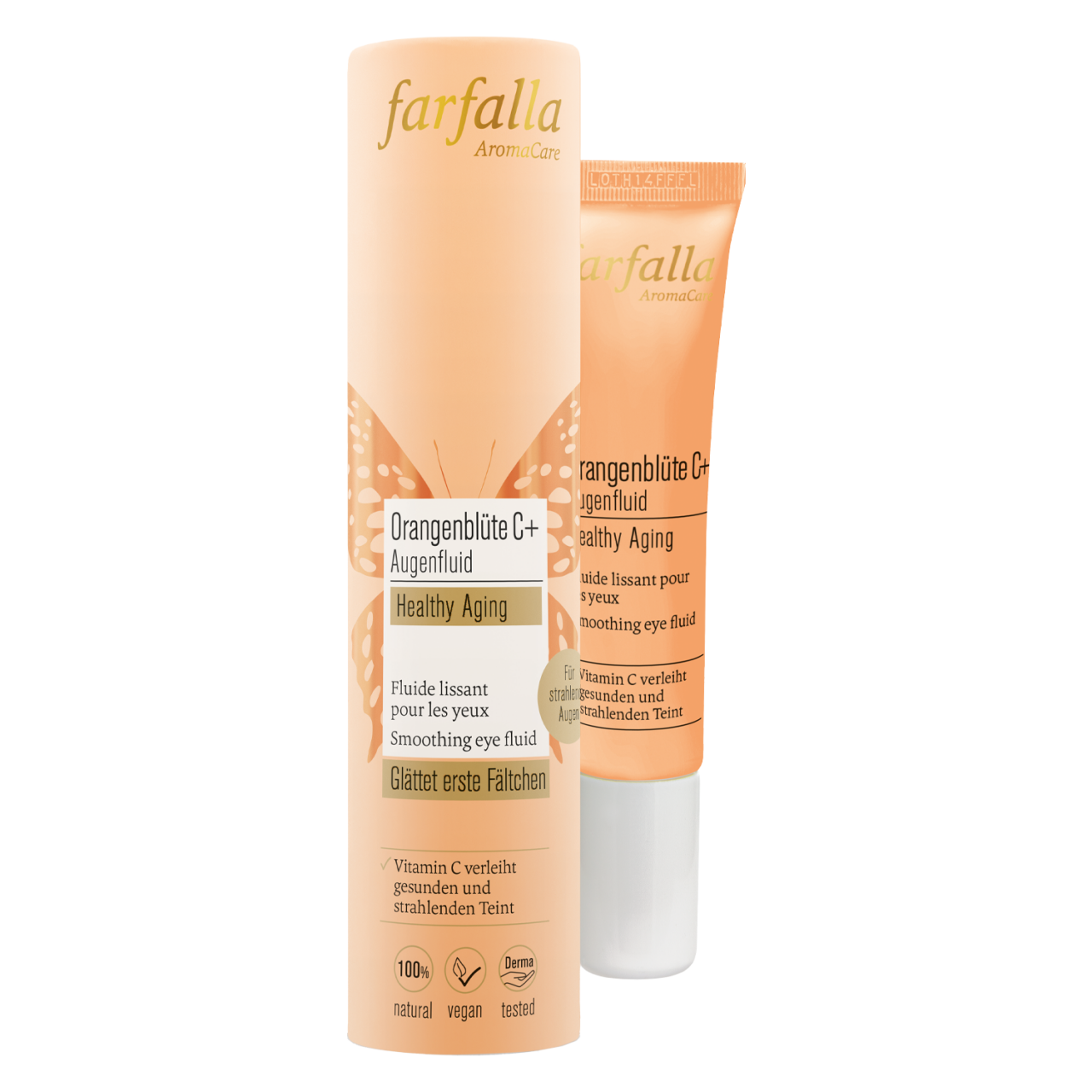 Farfalla Care - Orangenblüte C+ Augenfluid Healthy Aging von Farfalla