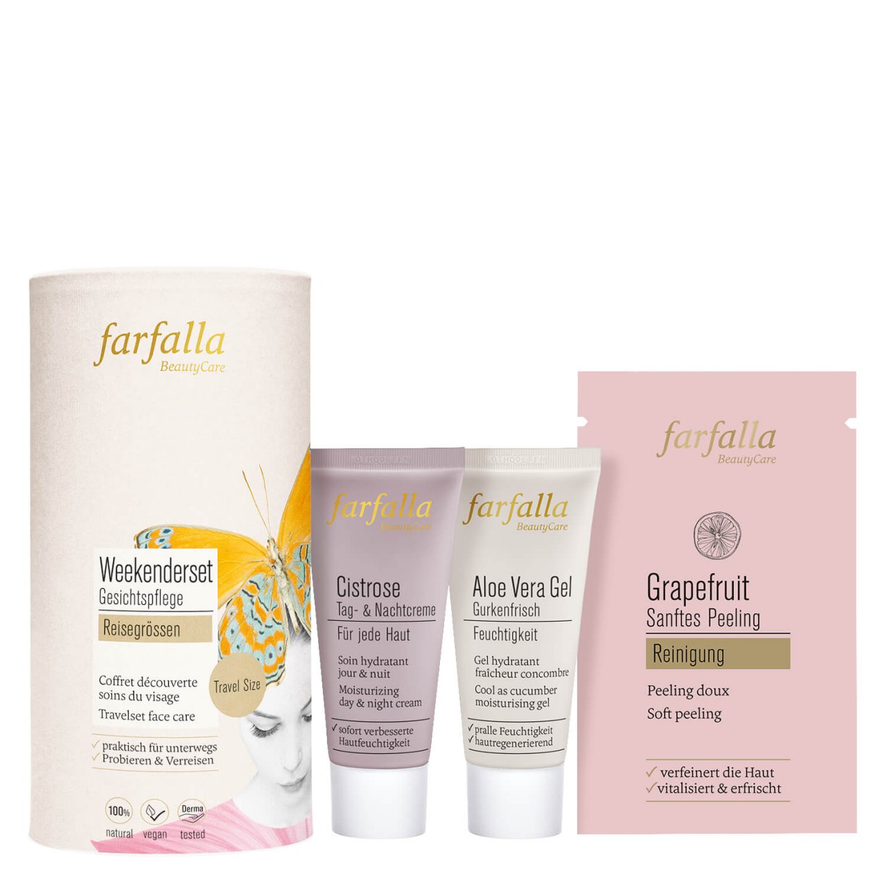 Farfalla Care - Weekenderset Gesichtspflege von Farfalla