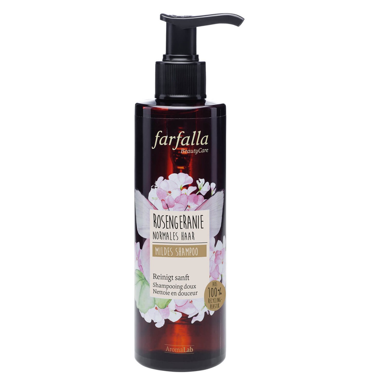 Farfalla Hair Care - Rosengeranie Mildes Shampoo von Farfalla