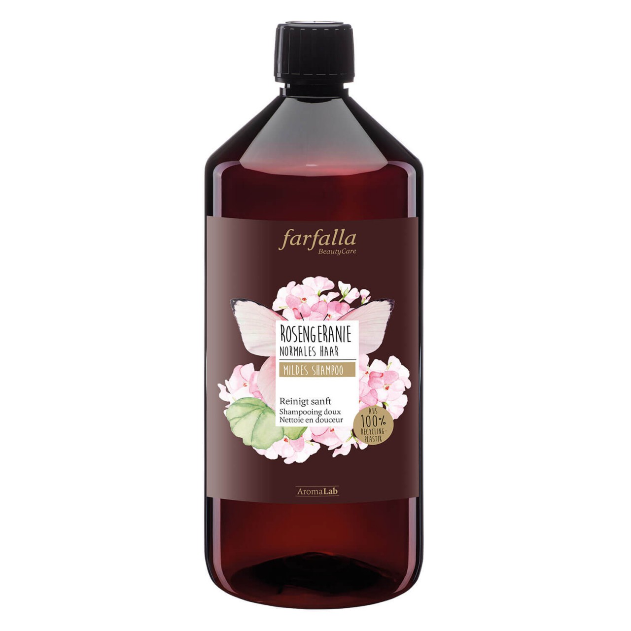 Farfalla Hair Care - Rosengeranie Mildes Shampoo von Farfalla