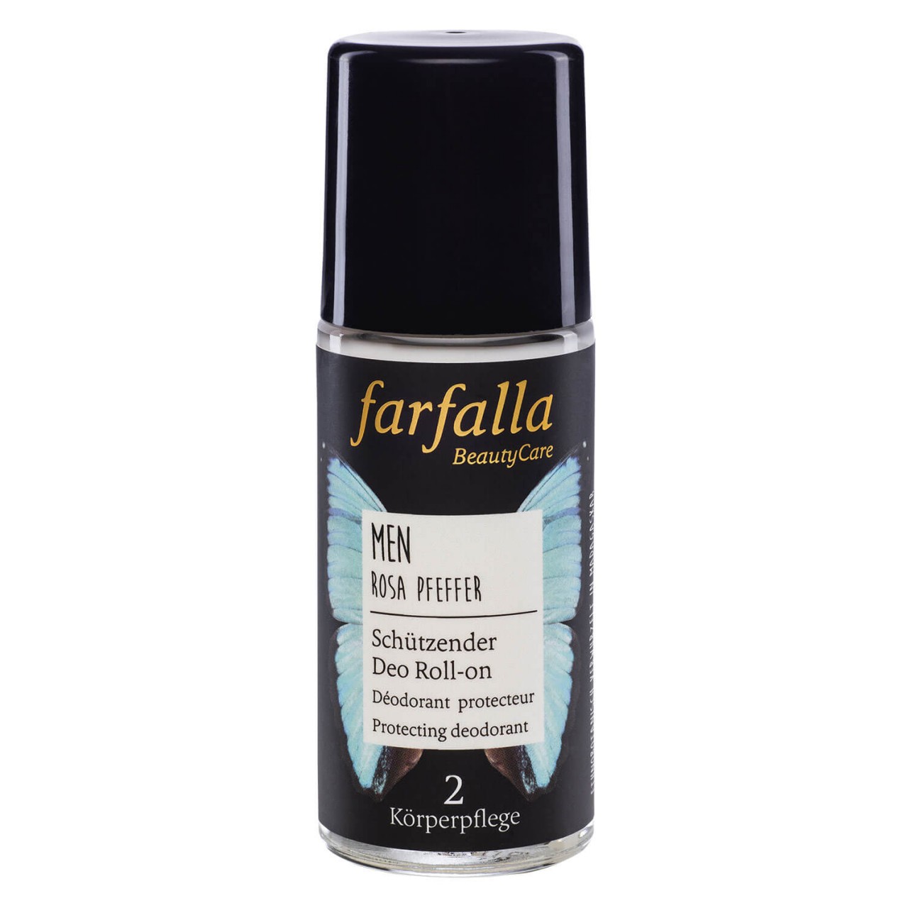 Farfalla Men - Rosa Pfeffer Schützender Deo Roll-on