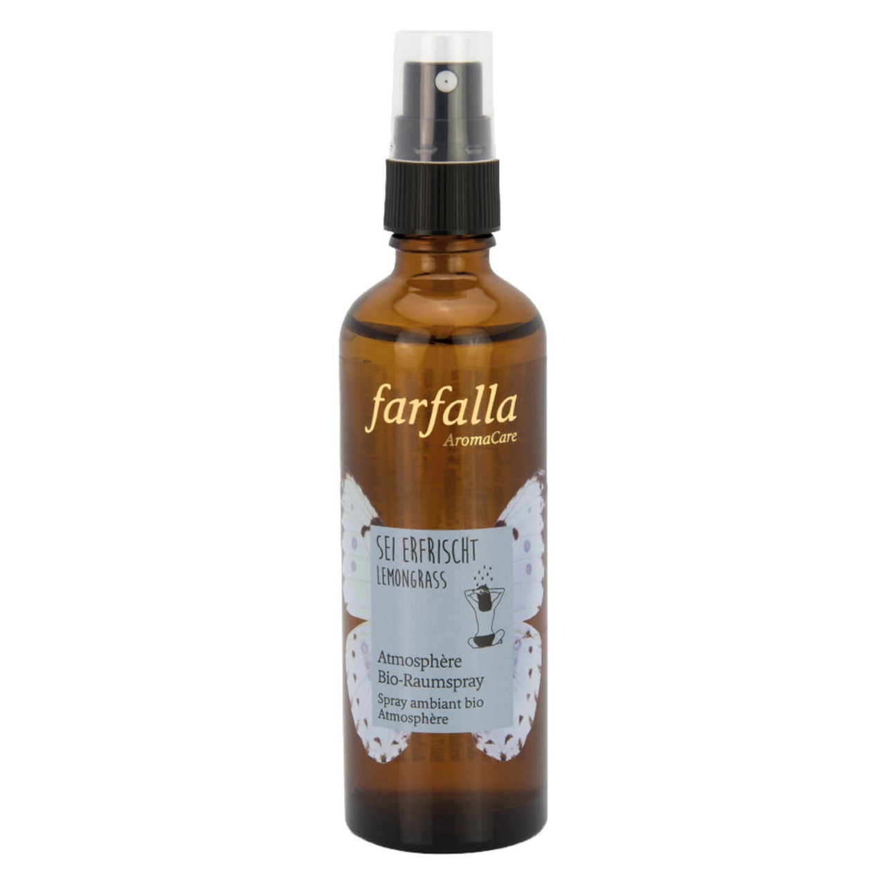 Farfalla Sei erfrischt - Lemongrass Atmosphère Bio-Raumspray von Farfalla