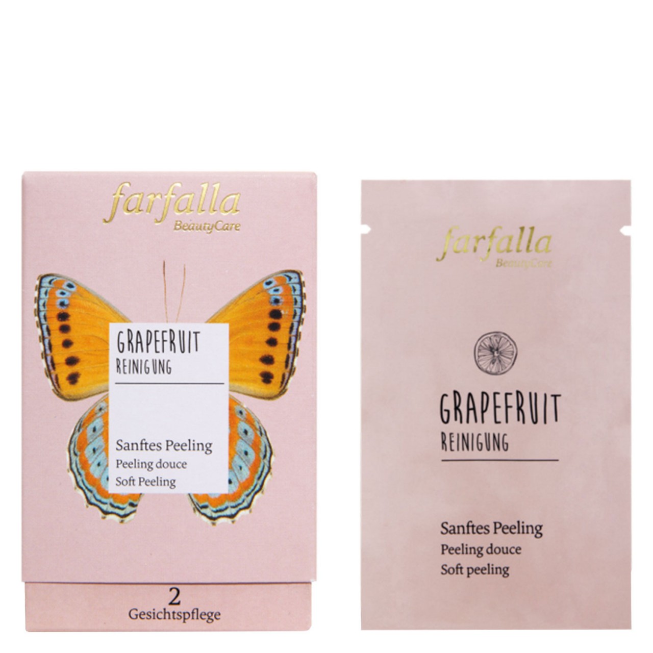 Grapefruit Reinigung - Sanftes Peeling von Farfalla