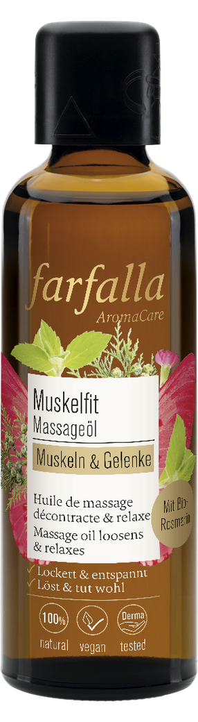 Muskeln & Gelenke - Muskelfit Massageöl, 75ml von Farfalla