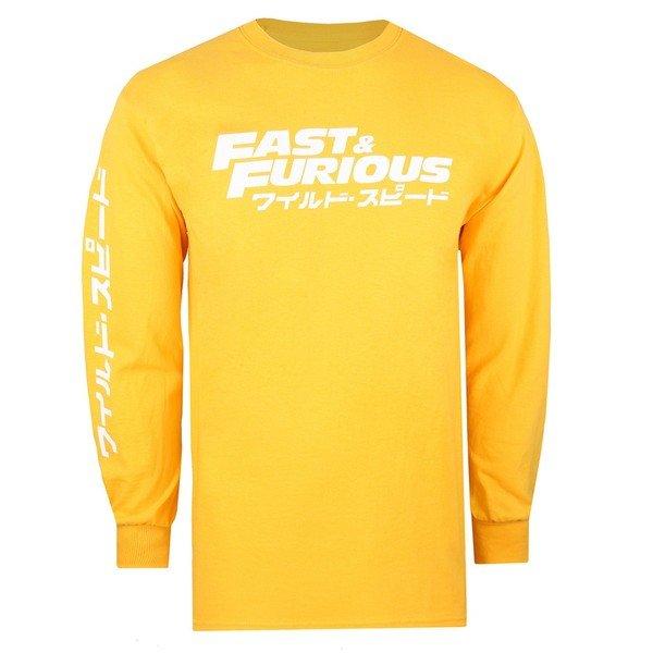 Tshirt Langärmlig Herren Gold XL von Fast & Furious