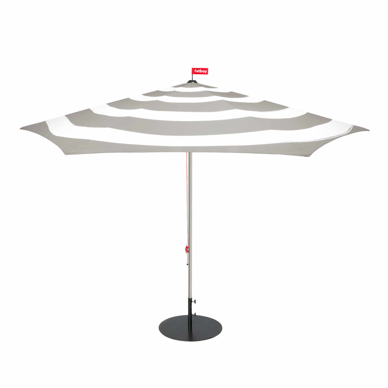 Stripesol Parasol Sonnenschirm, Farbe light grey von Fatboy