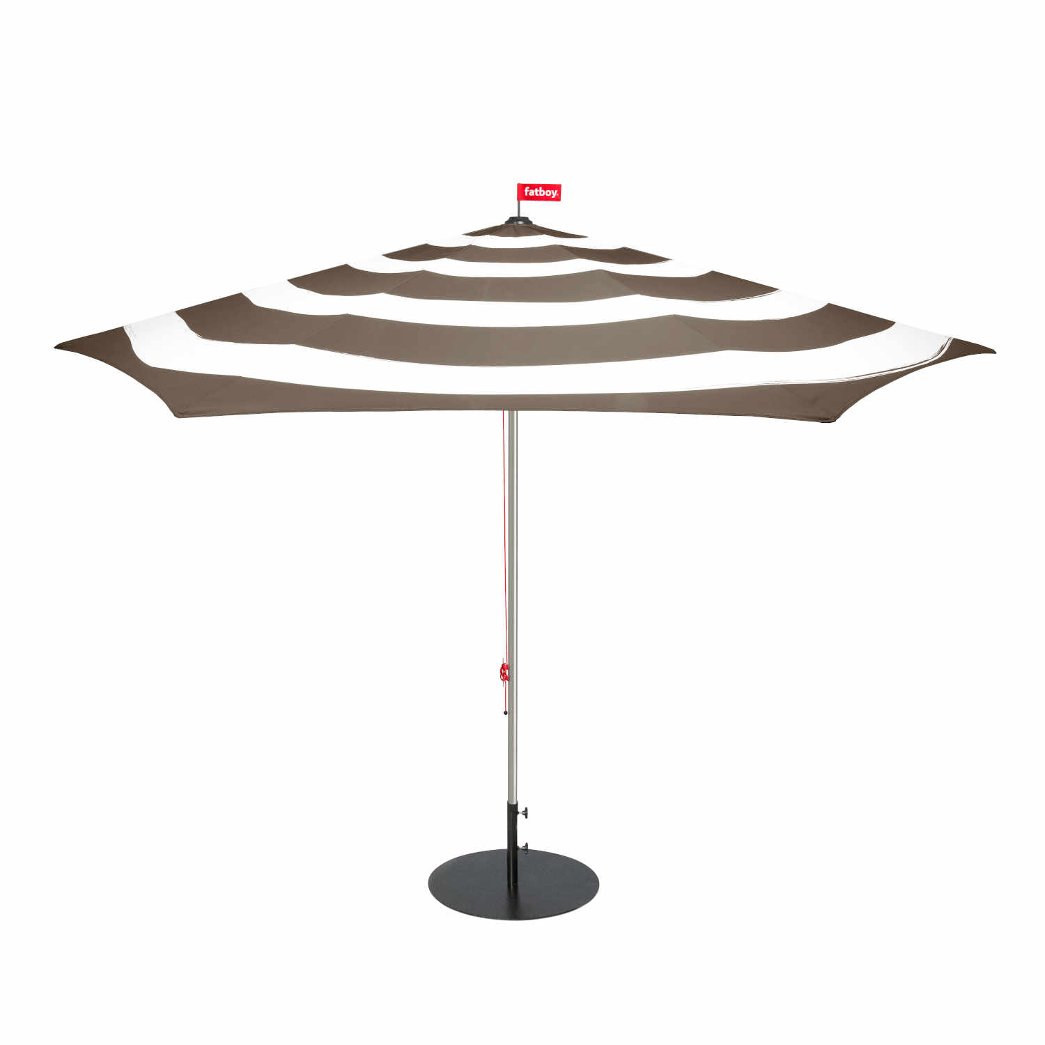 Stripesol Parasol Sonnenschirm, Farbe taupe von Fatboy