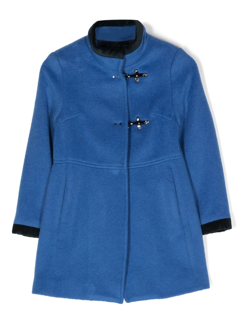 Fay Kids Virginia hook-fastening coat - Blue von Fay Kids