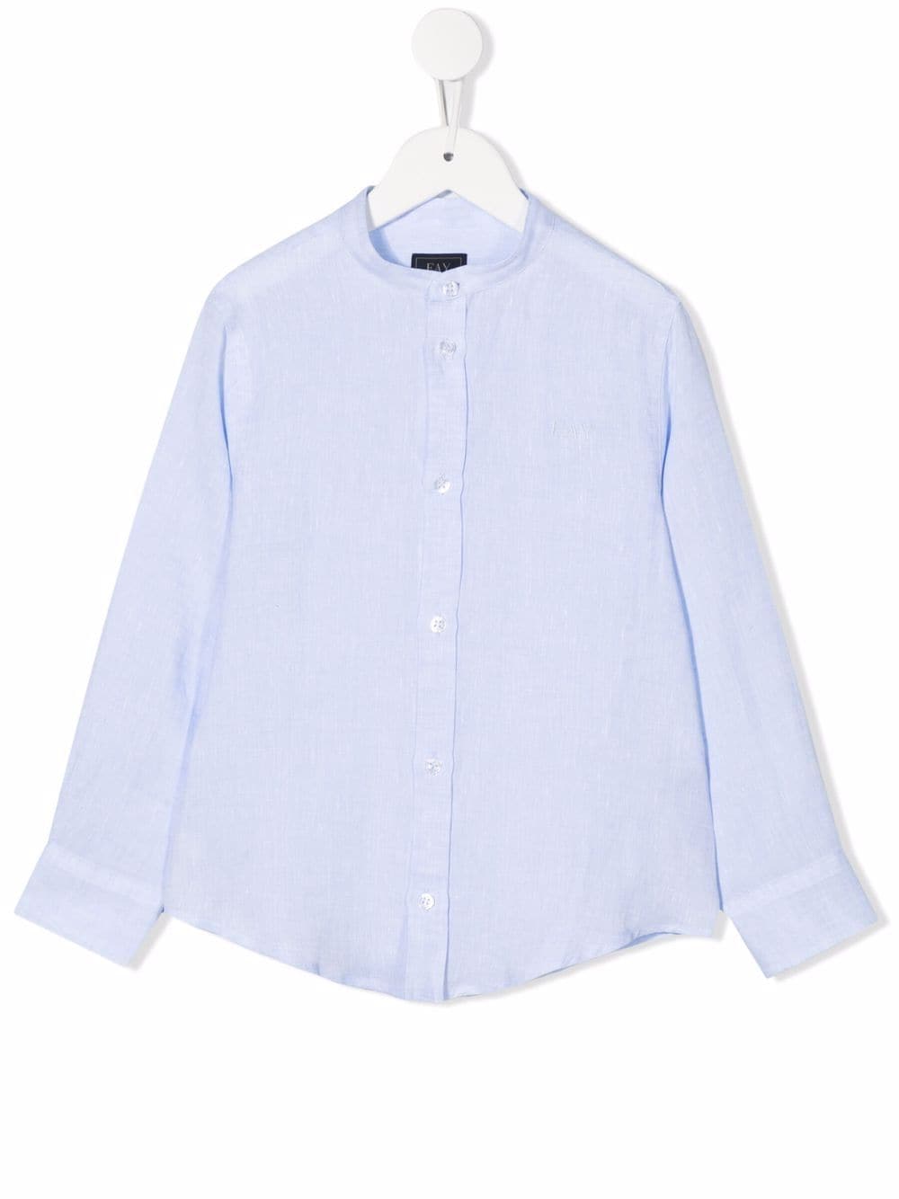 Fay Kids button-down fitted shirt - Blue von Fay Kids