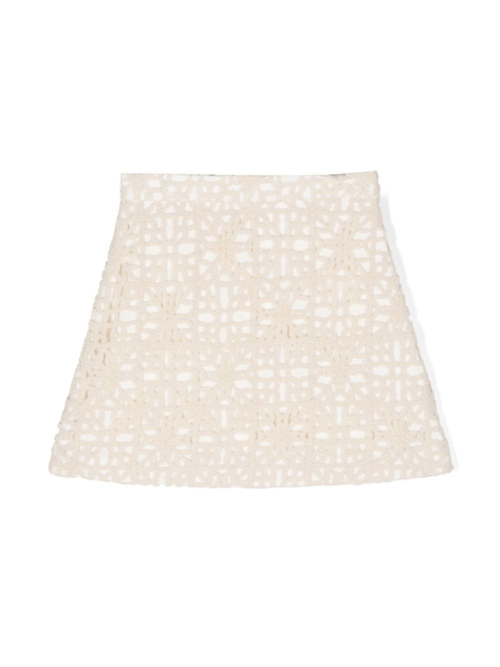 Fay Kids crochet mini skirt - Neutrals von Fay Kids