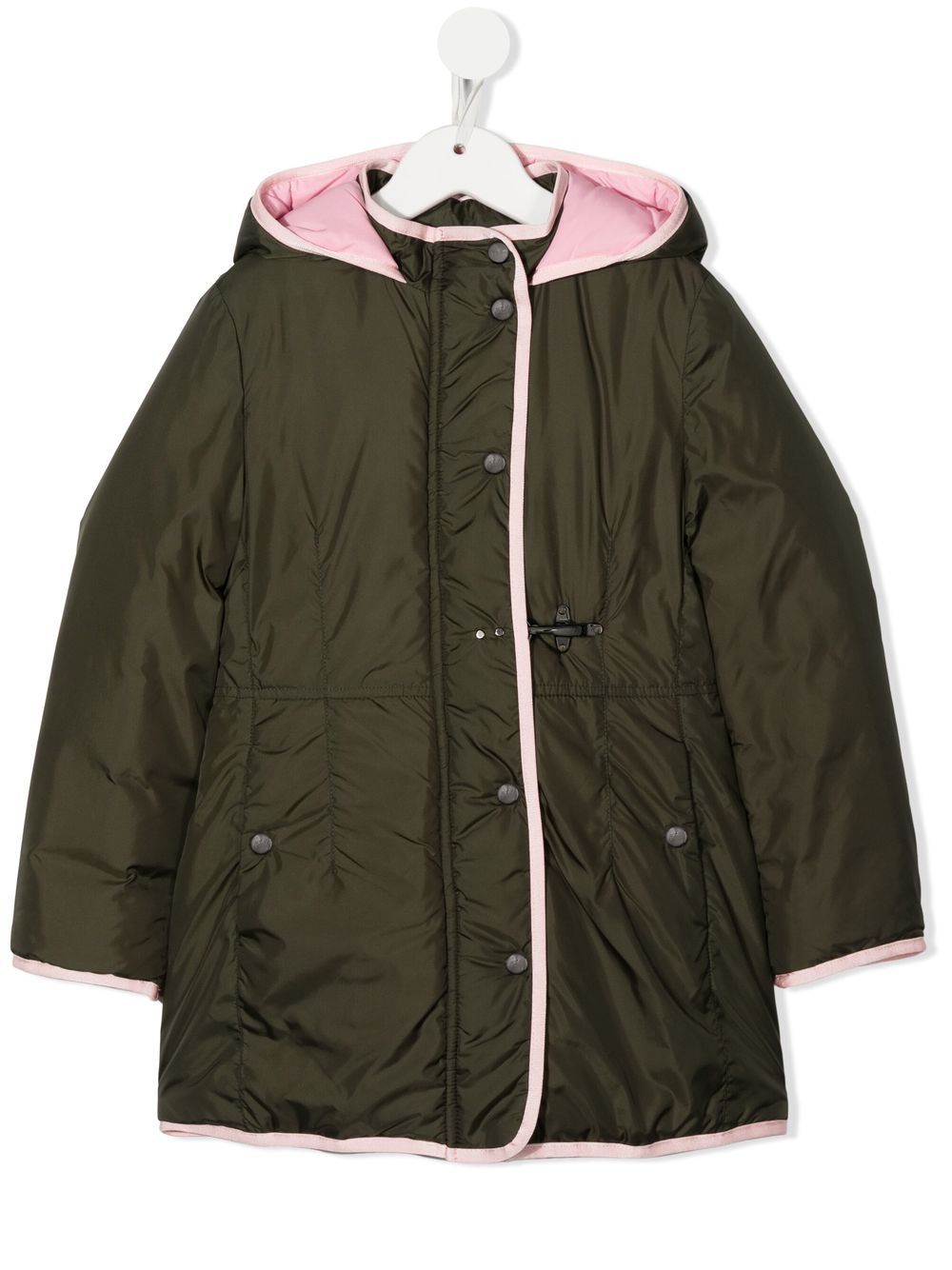 Fay Kids hooded padded parka coat - Green von Fay Kids