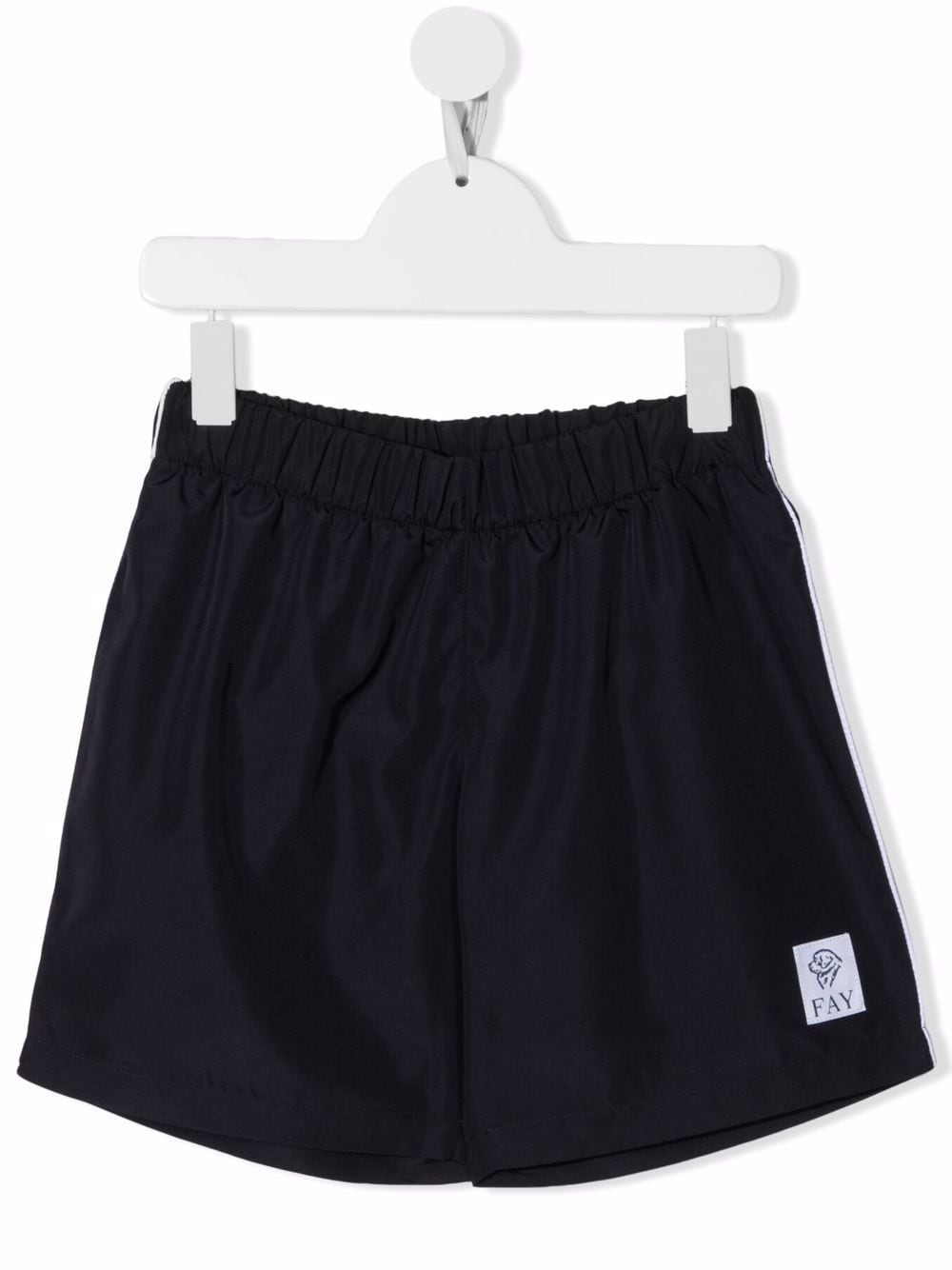 Fay Kids logo-patch elasticated-waist swim shorts - Blue von Fay Kids