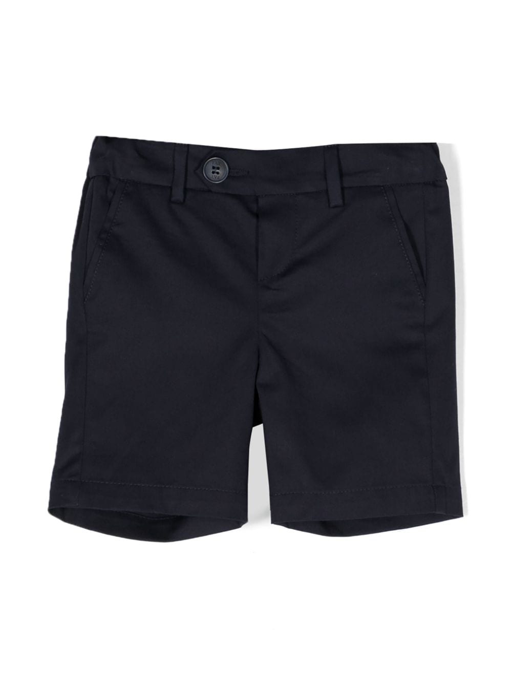 Fay Kids mid-rise straight-leg shorts - Blue