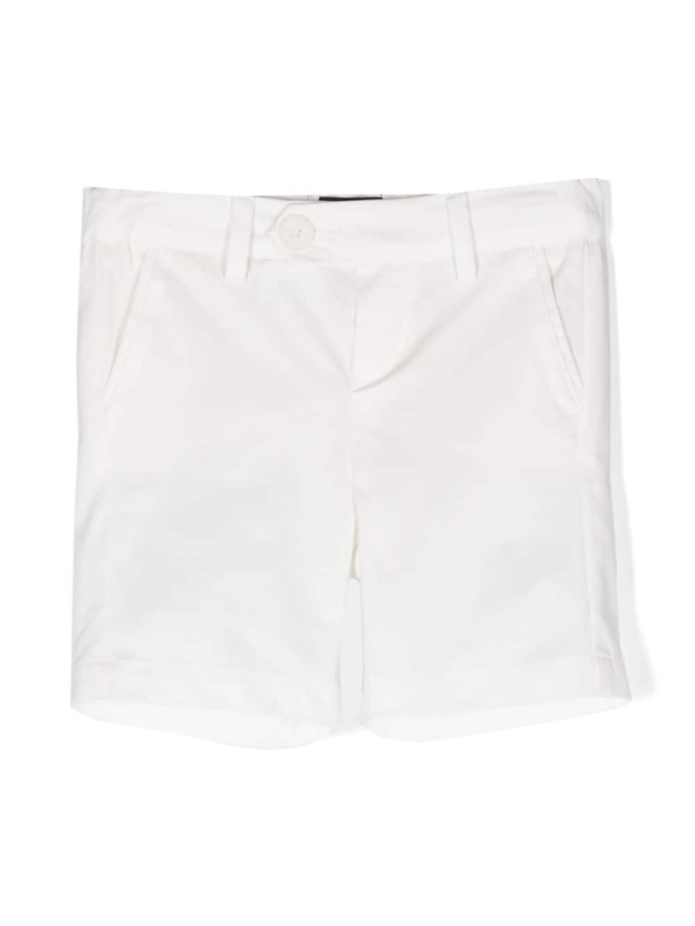 Fay Kids mid-rise straight-leg shorts - White von Fay Kids