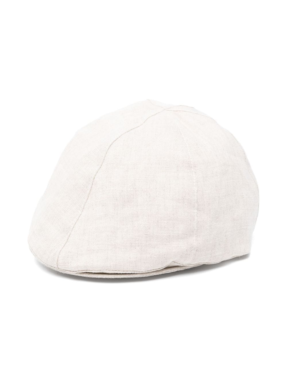 Fay Kids peaked linen beret - Neutrals von Fay Kids