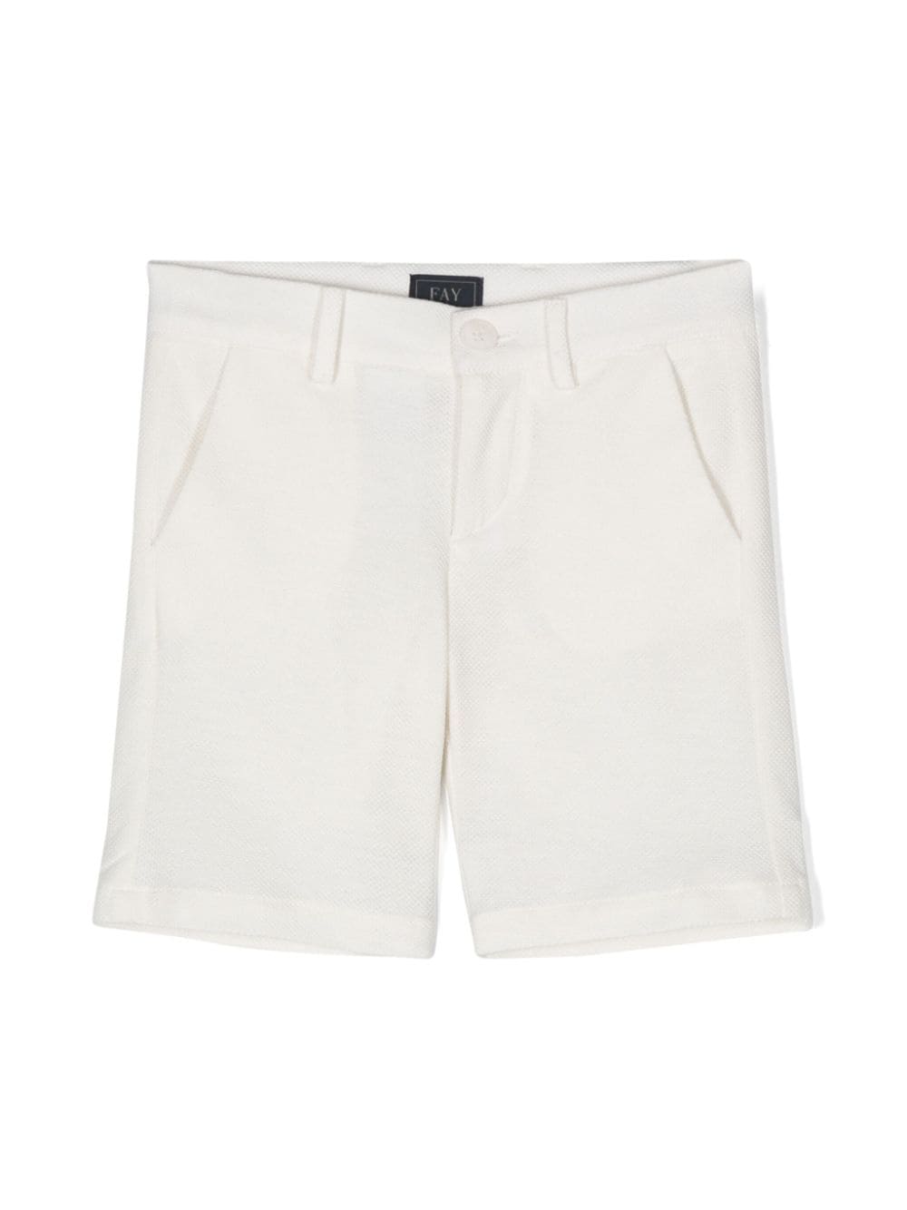 Fay Kids piqué-weave shorts - Neutrals von Fay Kids