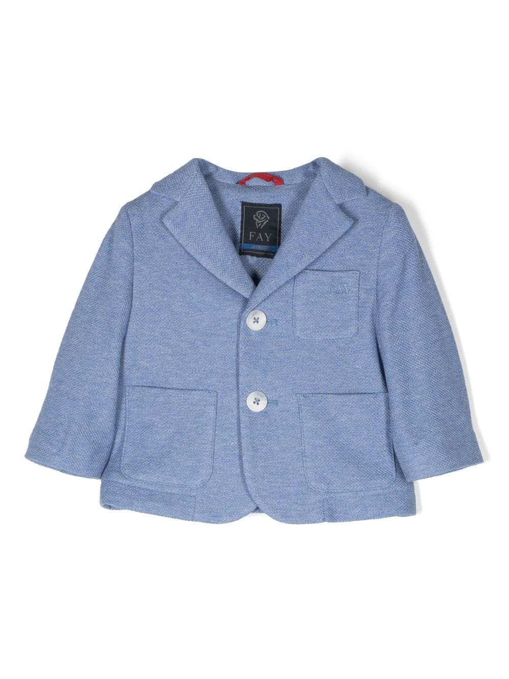 Fay Kids single-breasted long-sleeve blazer - Blue von Fay Kids