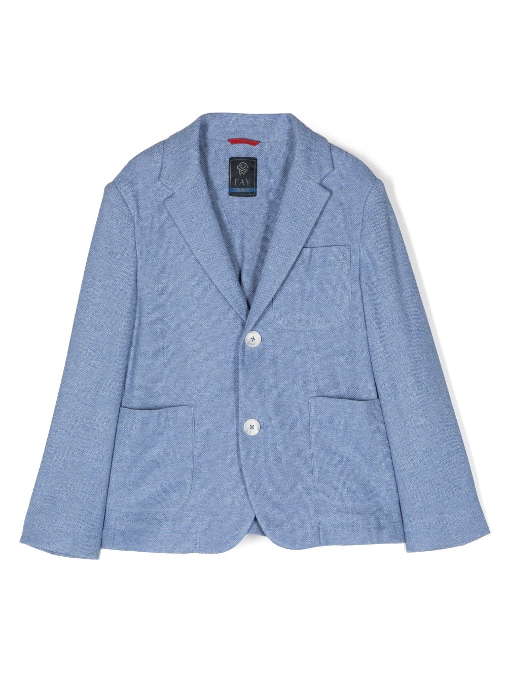 Fay Kids single-breasted tailored blazer - Blue von Fay Kids