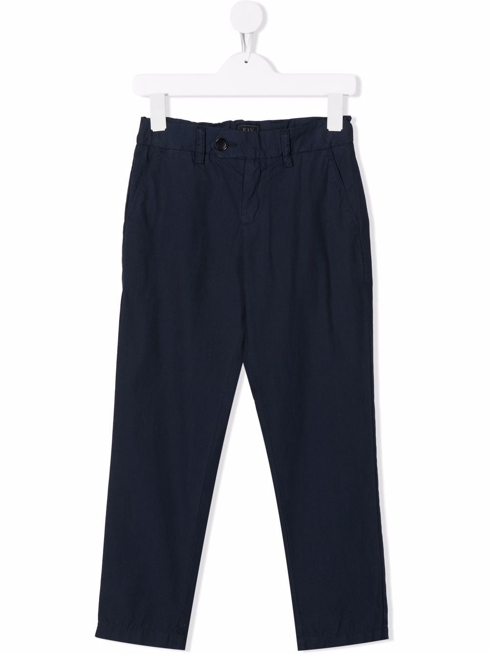 Fay Kids slim-cut chino trousers - Blue von Fay Kids