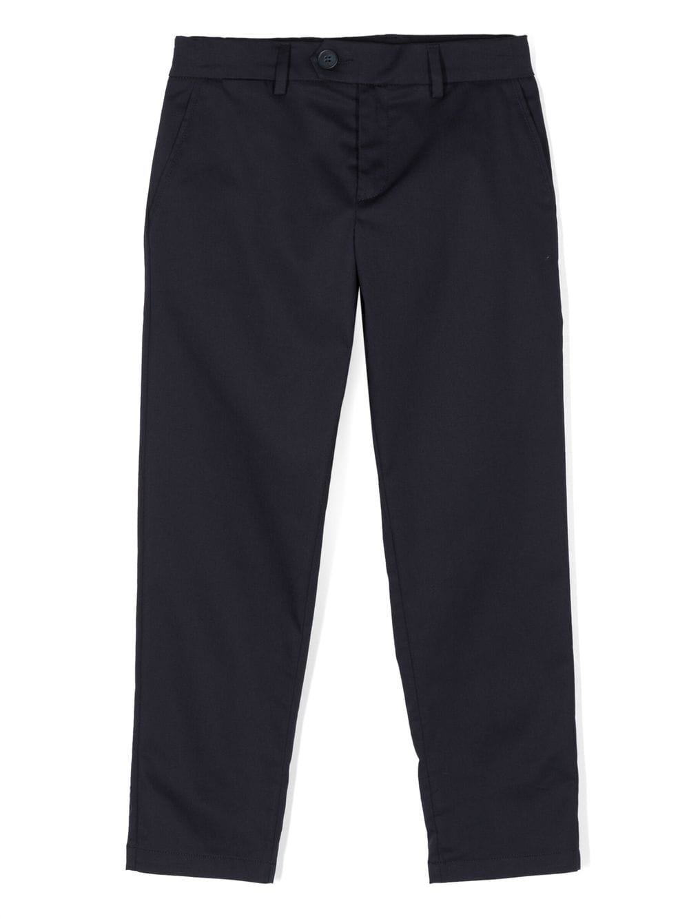 Fay Kids straight-leg cotton-blend trousers - Blue von Fay Kids