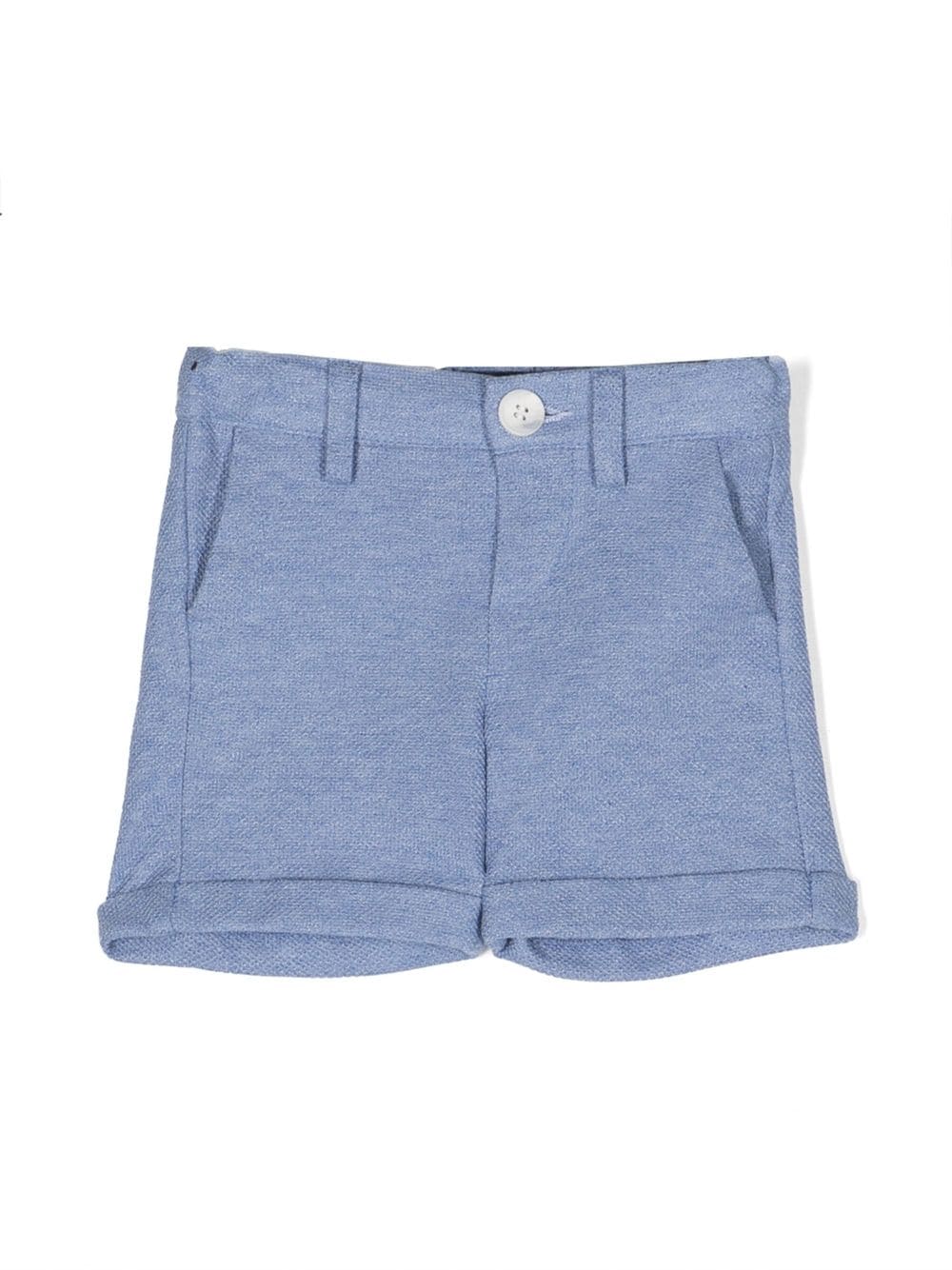 Fay Kids textured-finish cotton shorts - Blue von Fay Kids