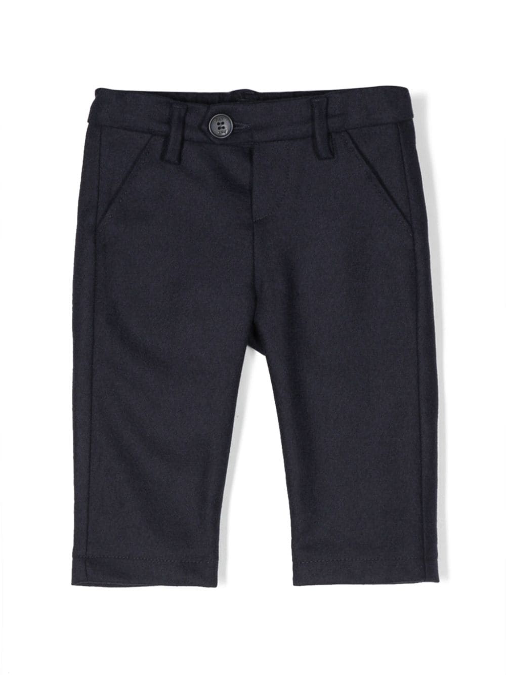 Fay Kids textured mid-rise chinos - Blue von Fay Kids