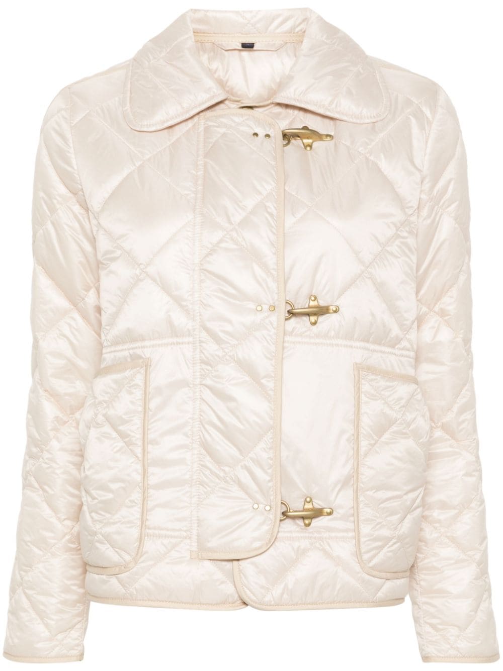 Fay 3 Ganci quilted jacket - Neutrals von Fay