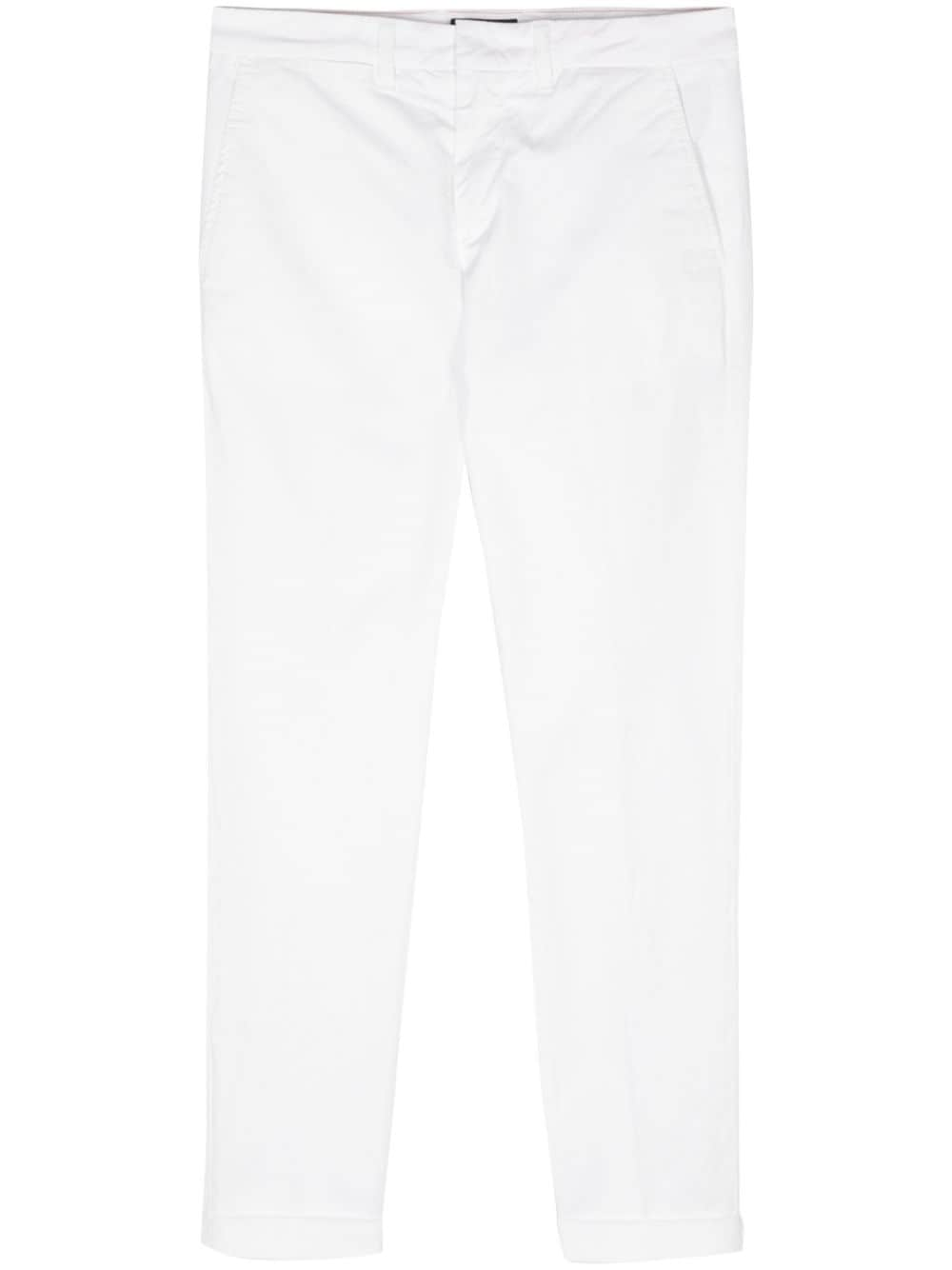 Fay Capri straight-leg trousers - White von Fay