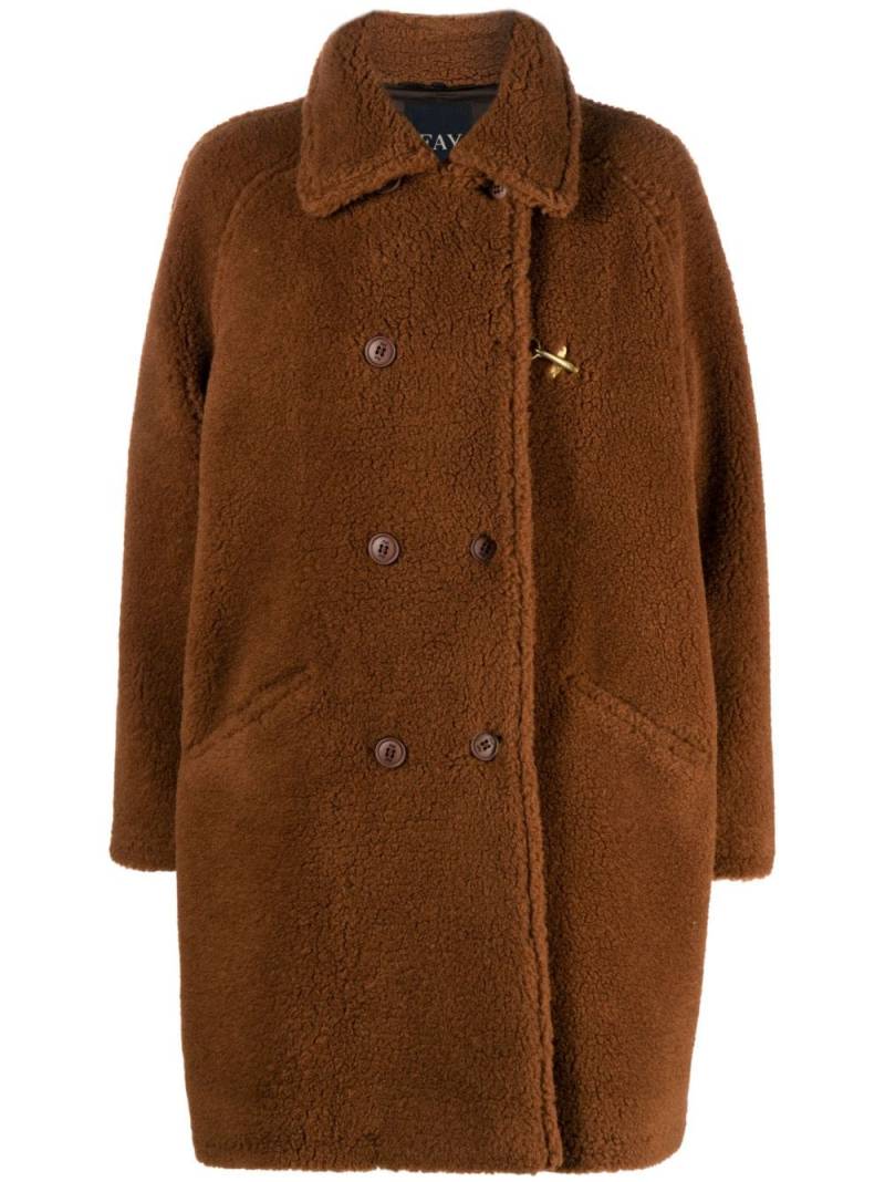 Fay Jacqueline double-breasted coat - Brown von Fay