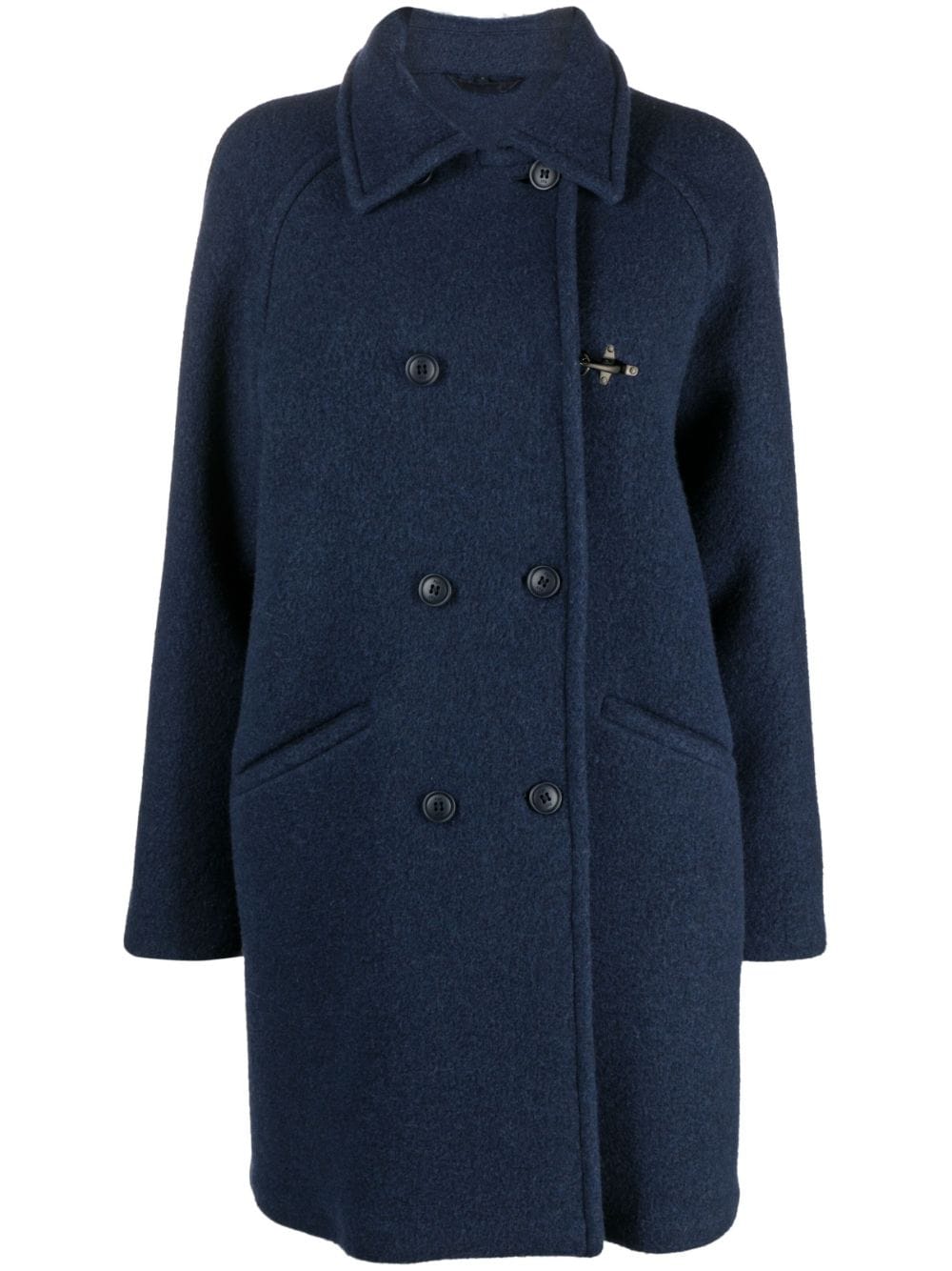 Fay Jacqueline double-breasted wool coat - Blue von Fay