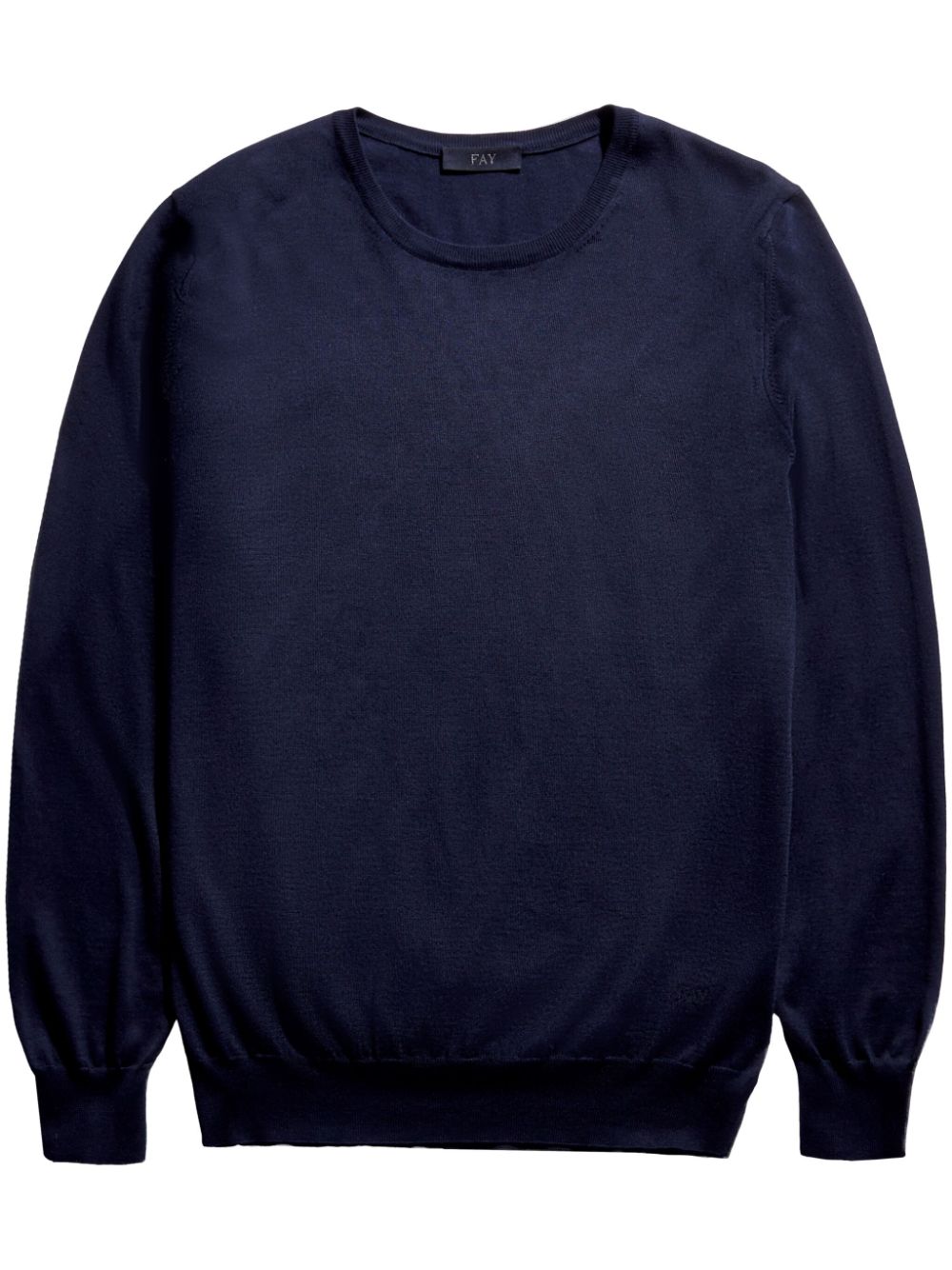 Fay logo-embroidered jumper - Blue von Fay