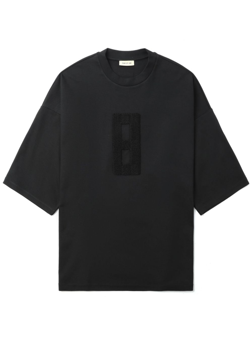 Fear Of God Embroidered 8 oversized T-shirt - Black von Fear Of God