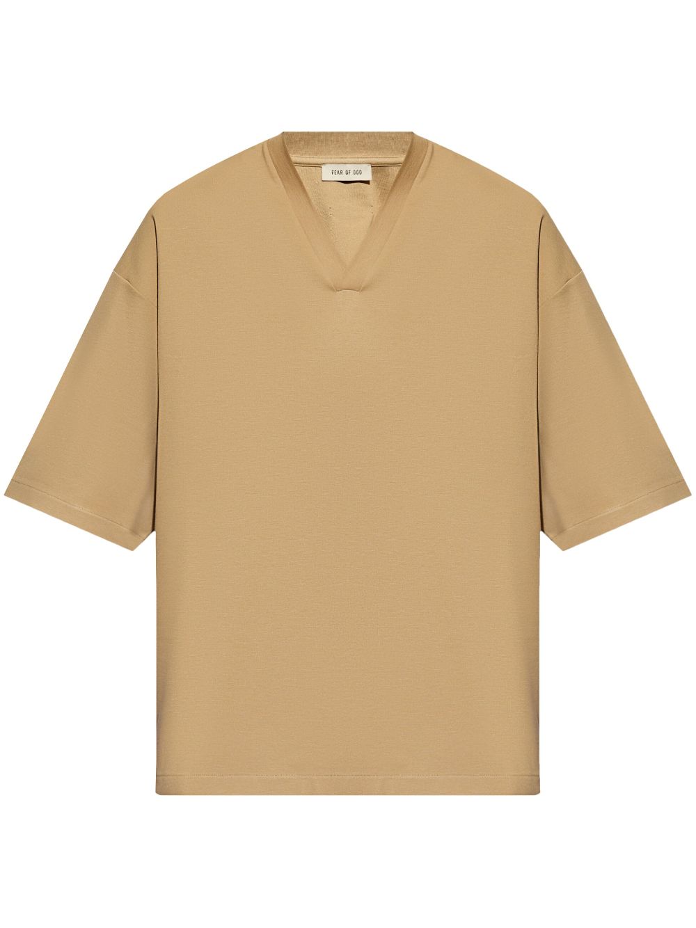 Fear Of God V-neck drop-shoulder T-shirt - Neutrals von Fear Of God