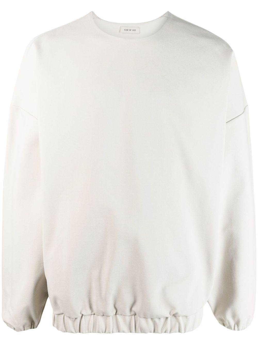 Fear Of God elasticated-waistband round-neck sweatshirt - Grey von Fear Of God