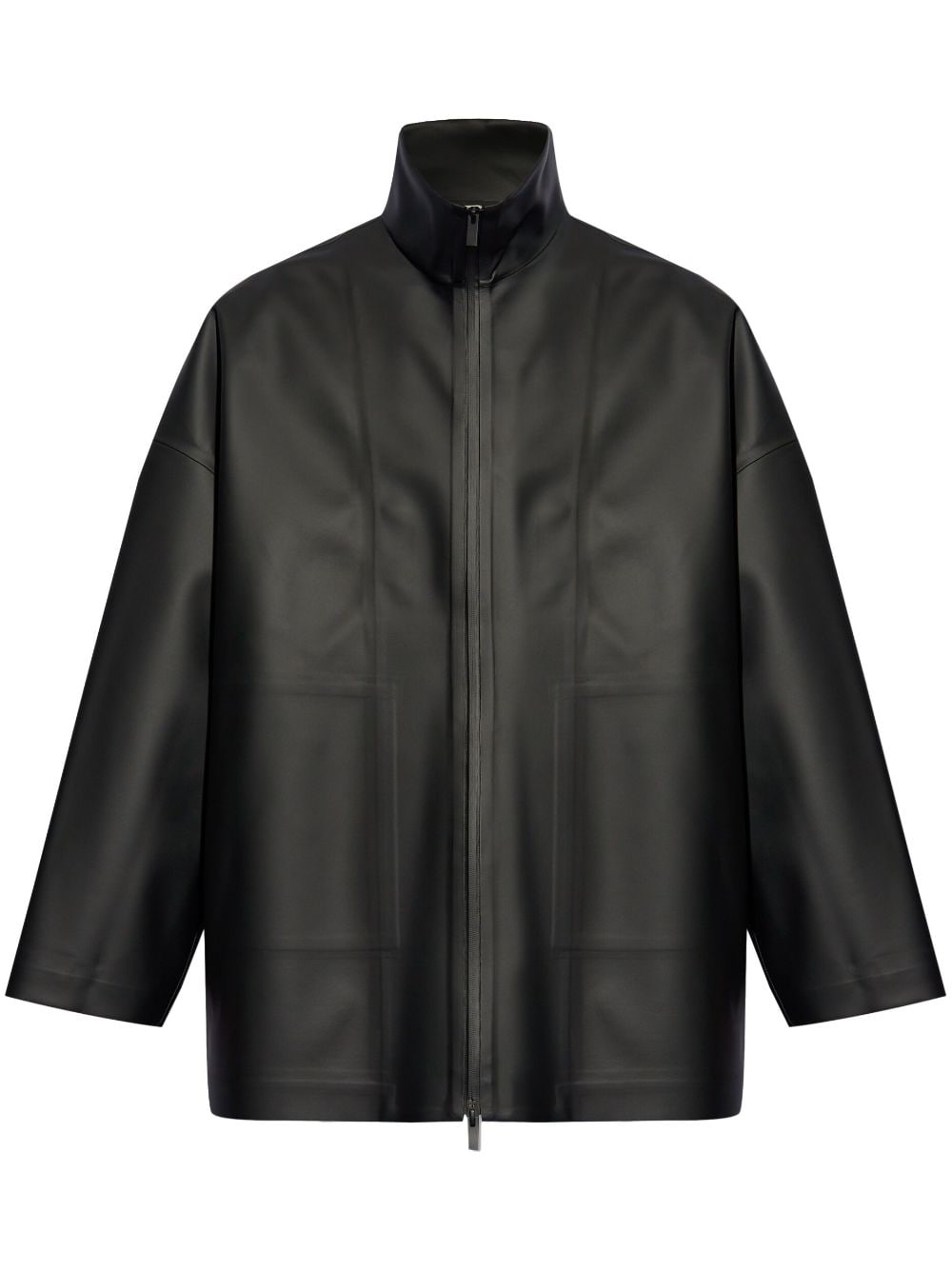 Fear Of God high-neck faux-leather jacket - Black von Fear Of God