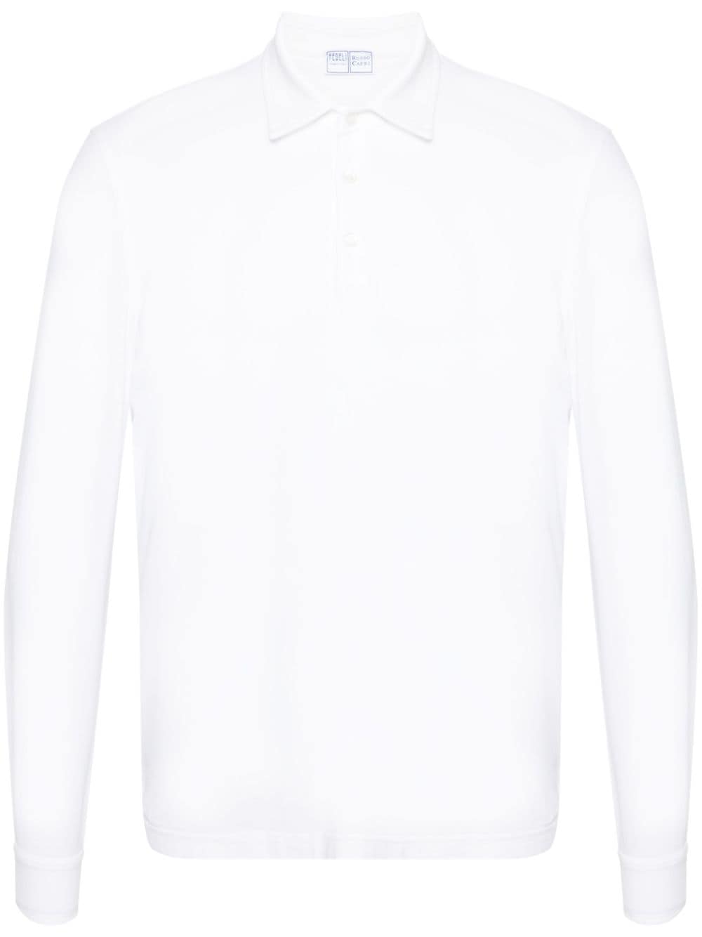 Fedeli Alby long-sleeve polo shirt - White von Fedeli