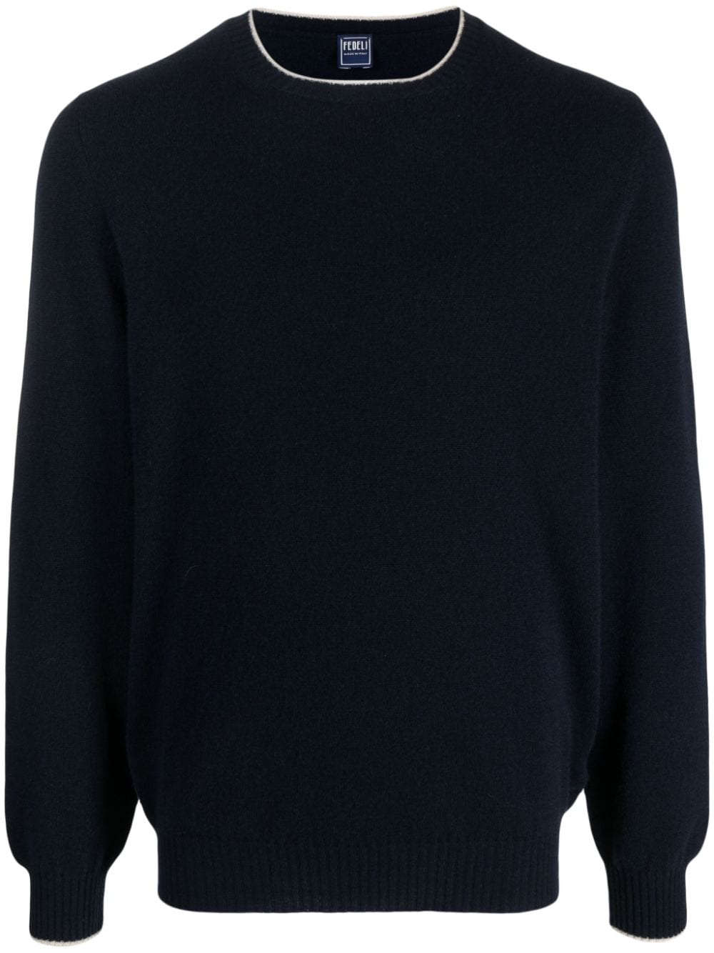 Fedeli Argentina crew-neck cashmere jumper - Blue von Fedeli