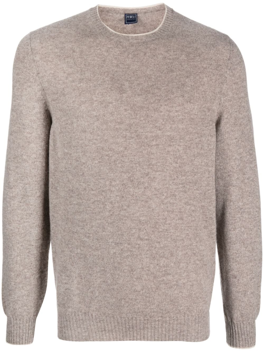 Fedeli Argentina crew-neck cashmere jumper - Neutrals von Fedeli