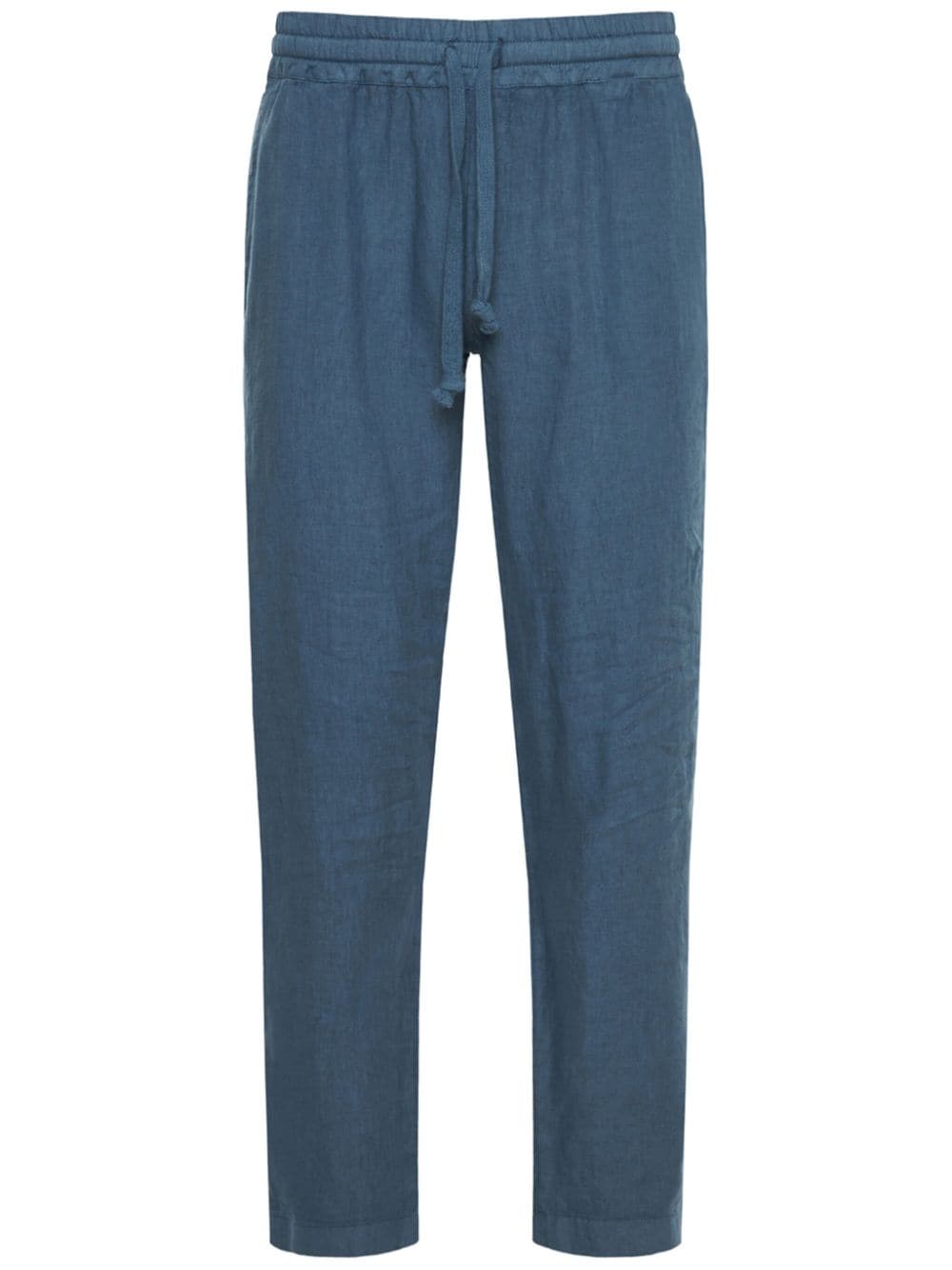 Fedeli Bonifacio linen trousers - Blue von Fedeli