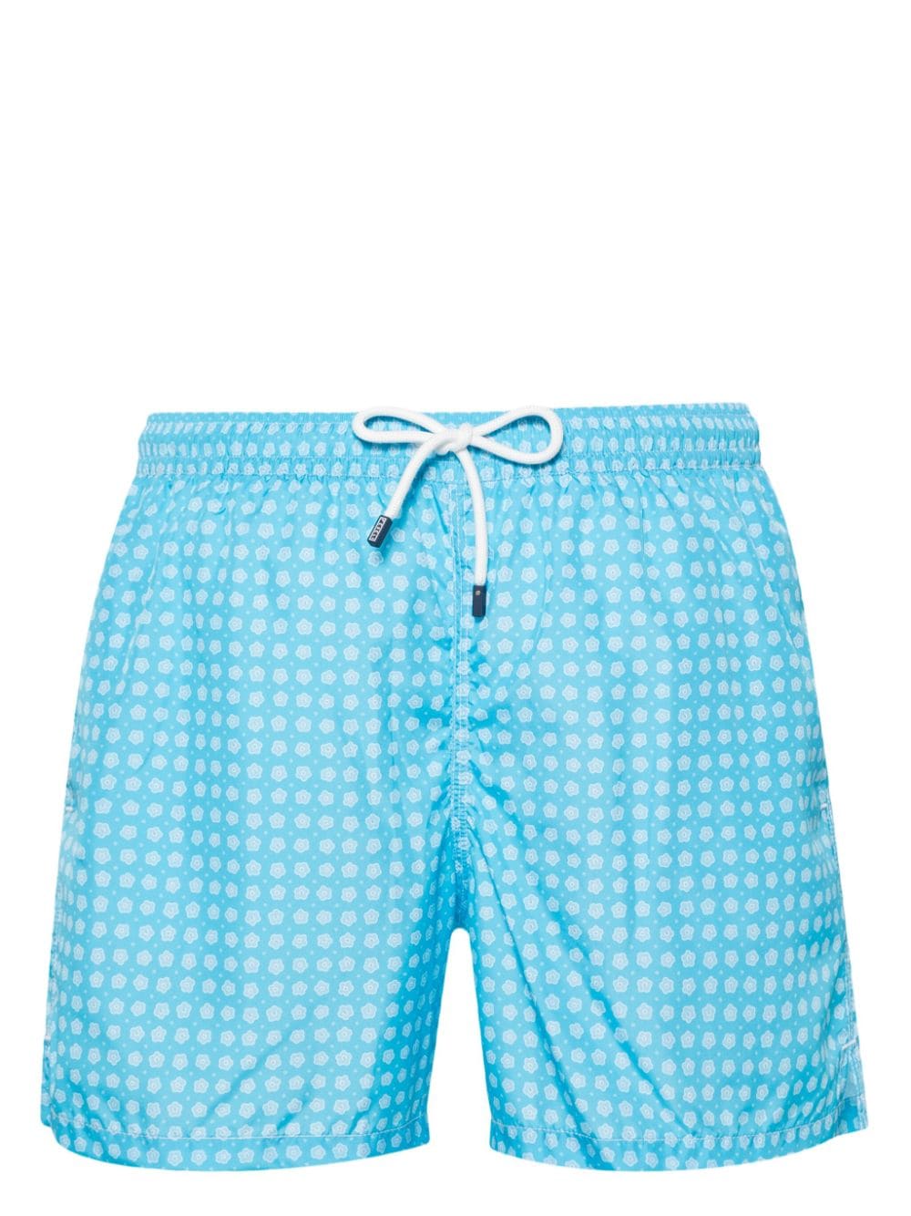 Fedeli Madeira floral-print swim shorts - Blue von Fedeli