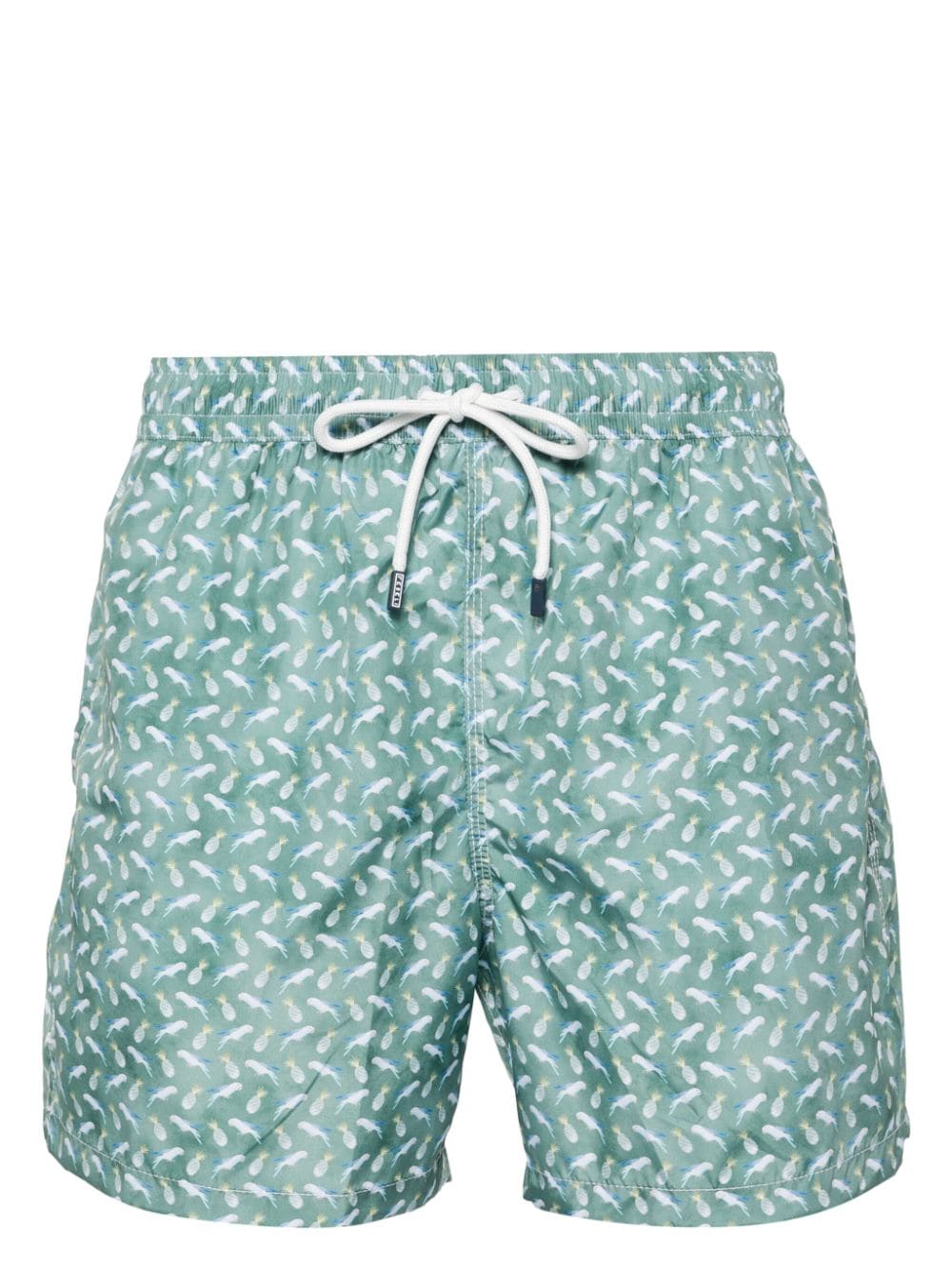 Fedeli Madeira swim shorts - Green von Fedeli