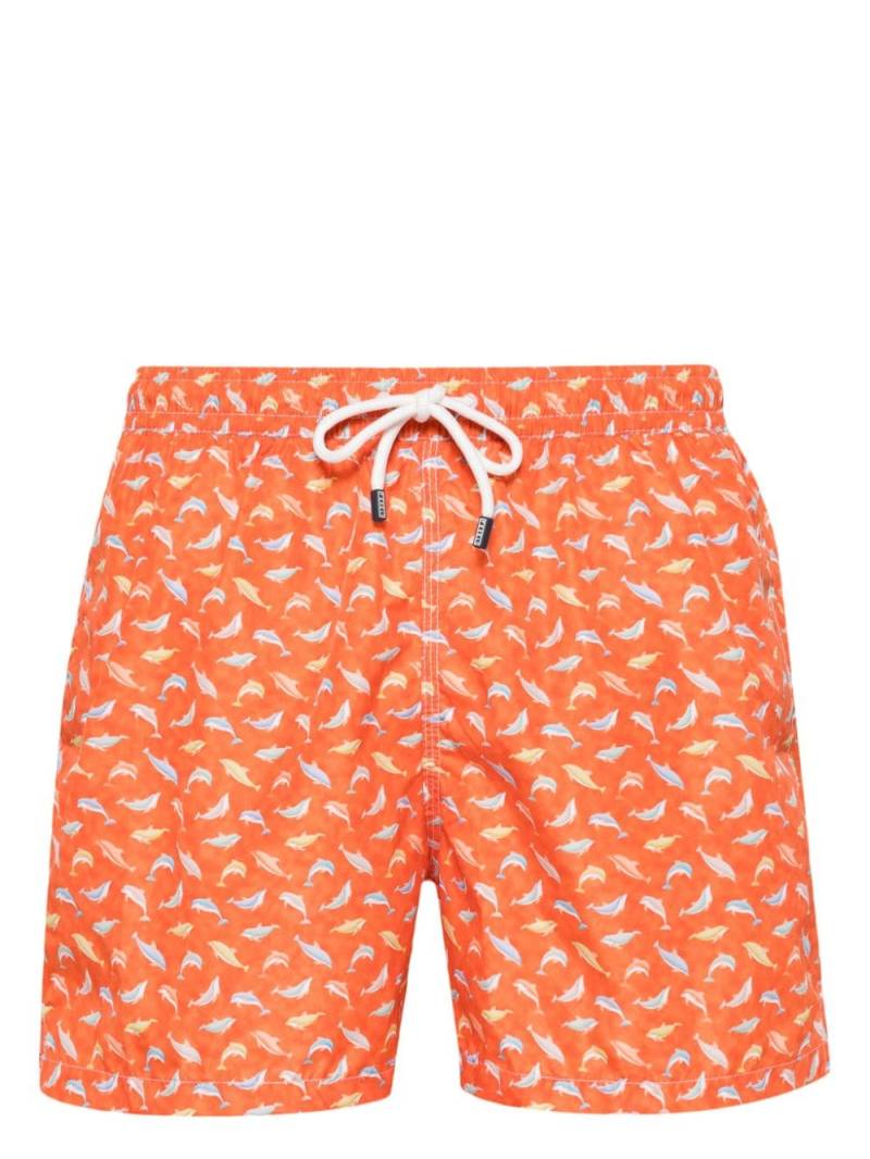 Fedeli Madeira swim shorts - Orange von Fedeli