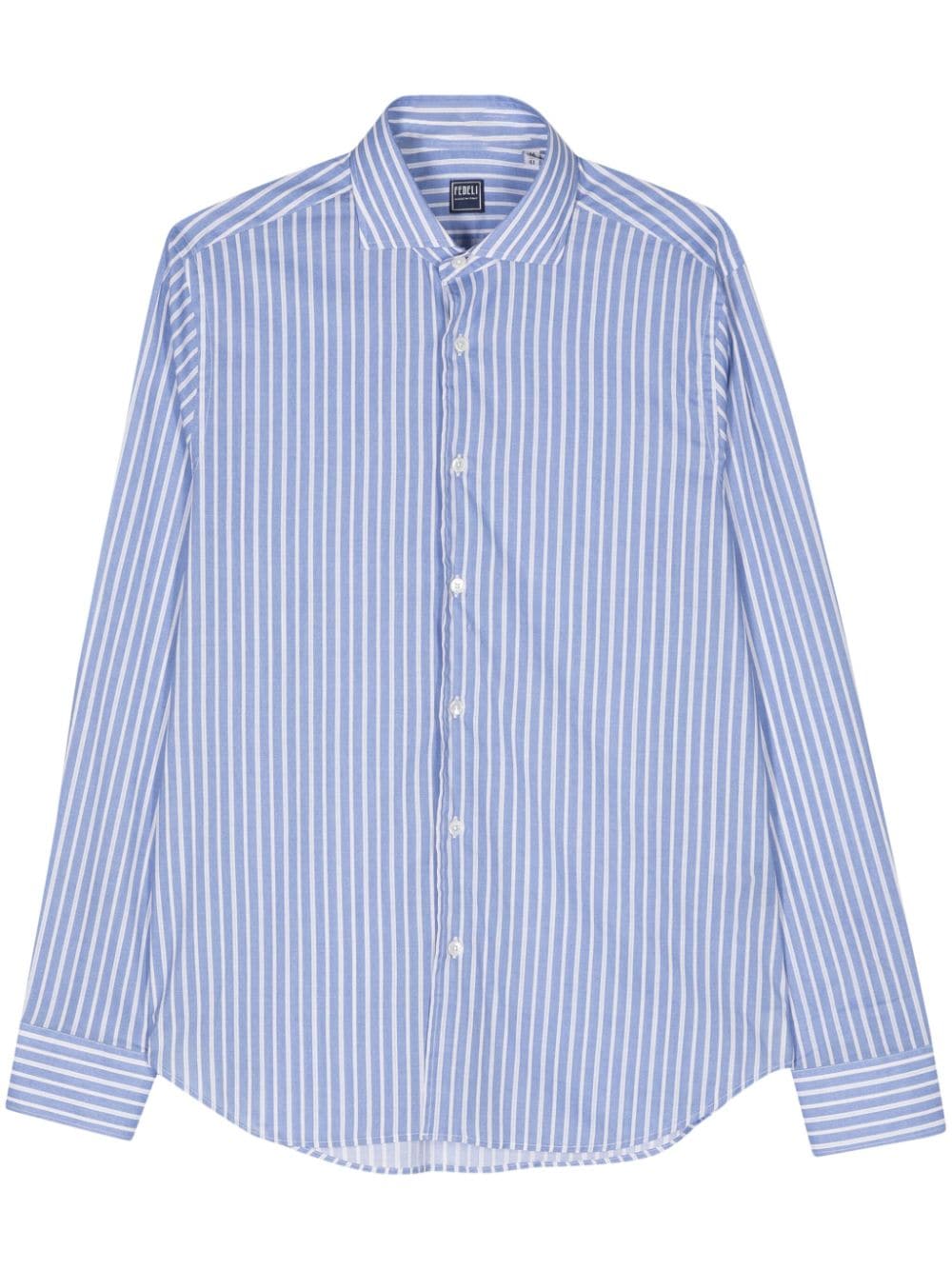 Fedeli Sean striped shirt - Blue von Fedeli