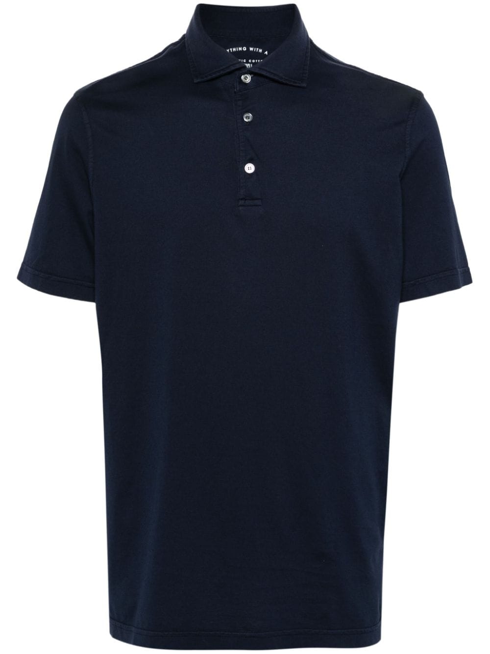 Fedeli cotton polo shirt - Blue von Fedeli