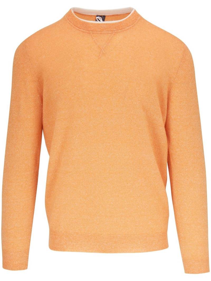 Fedeli crew-neck knit jumper - Orange von Fedeli
