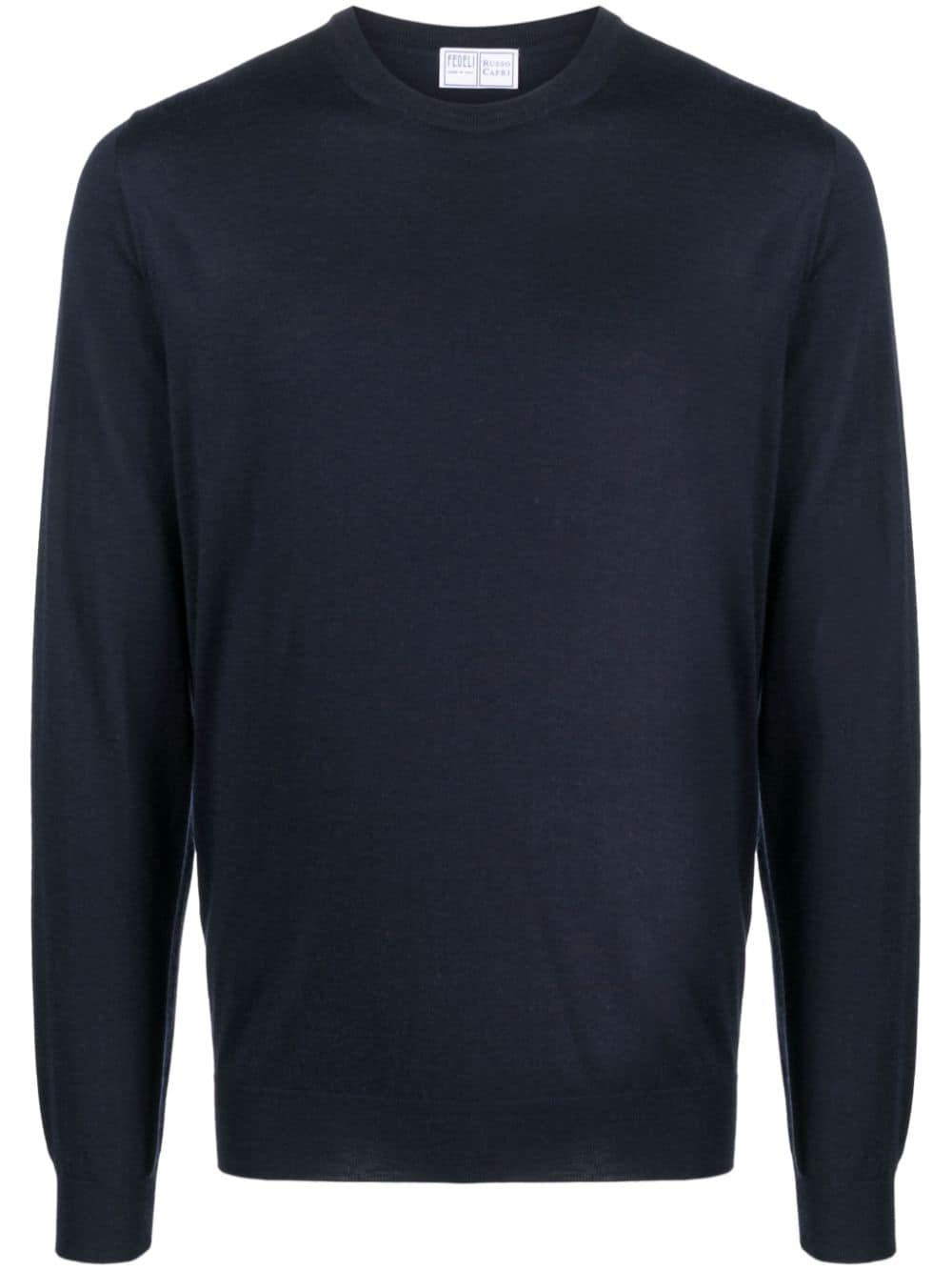 Fedeli fine-knit cashmere jumper - Blue von Fedeli