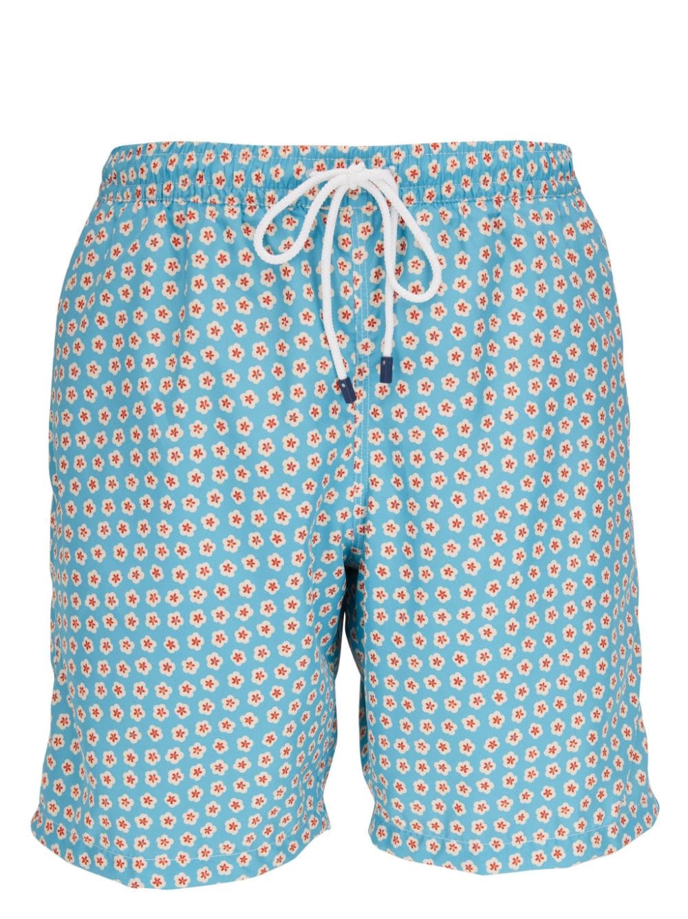 Fedeli floral-print swim shorts - Blue von Fedeli