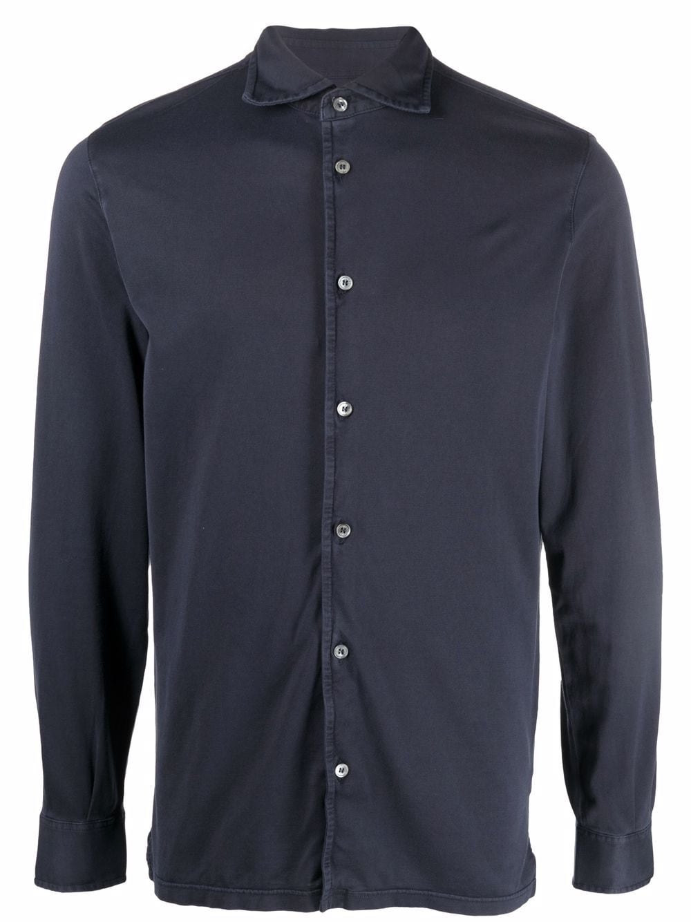 Fedeli jersey button down shirt - Blue von Fedeli