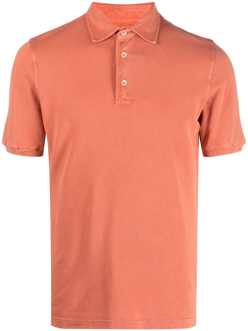 Fedeli jersey short-sleeved polo top - Orange von Fedeli